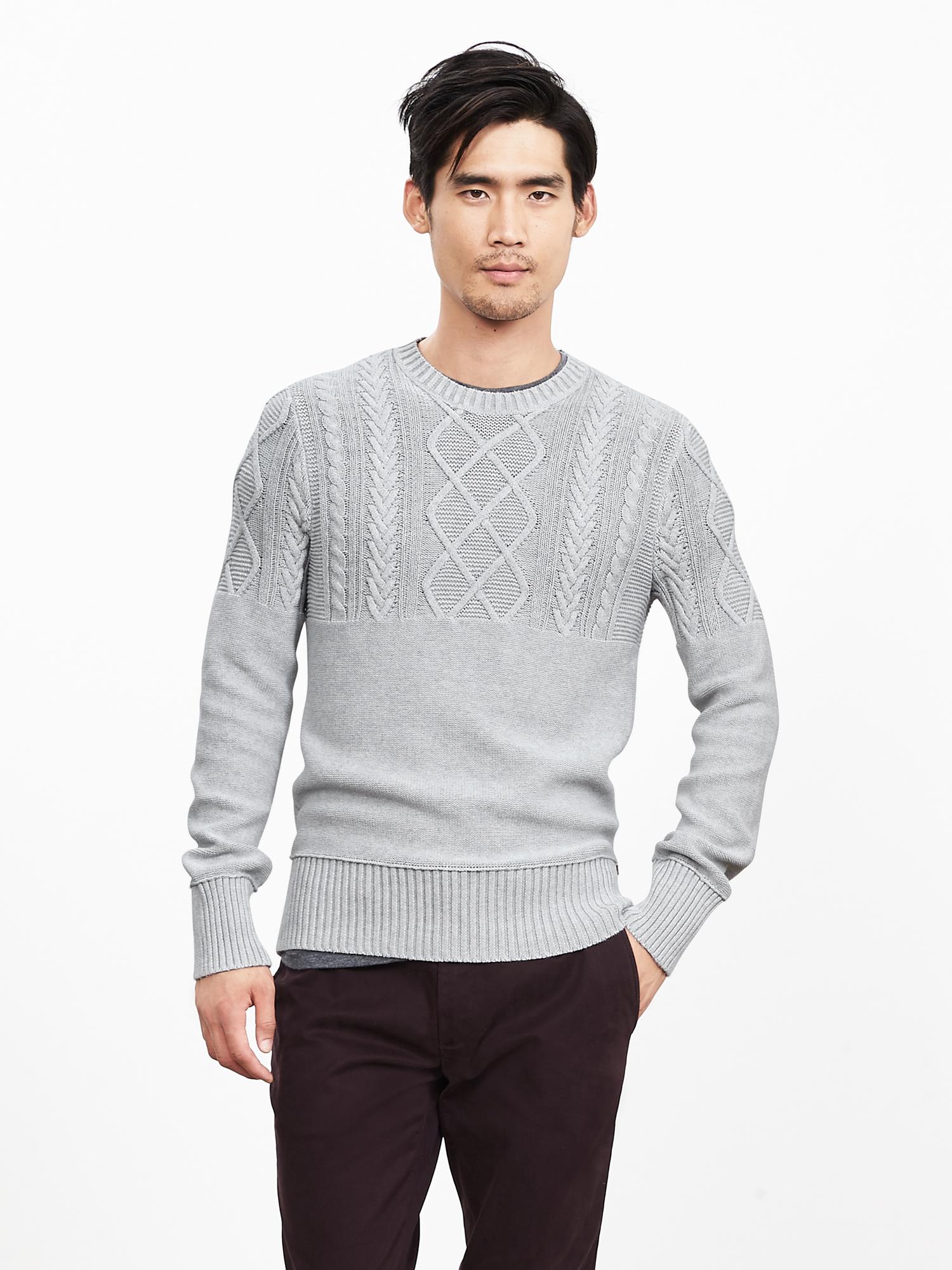 Heritage Cable-Yoke Pullover