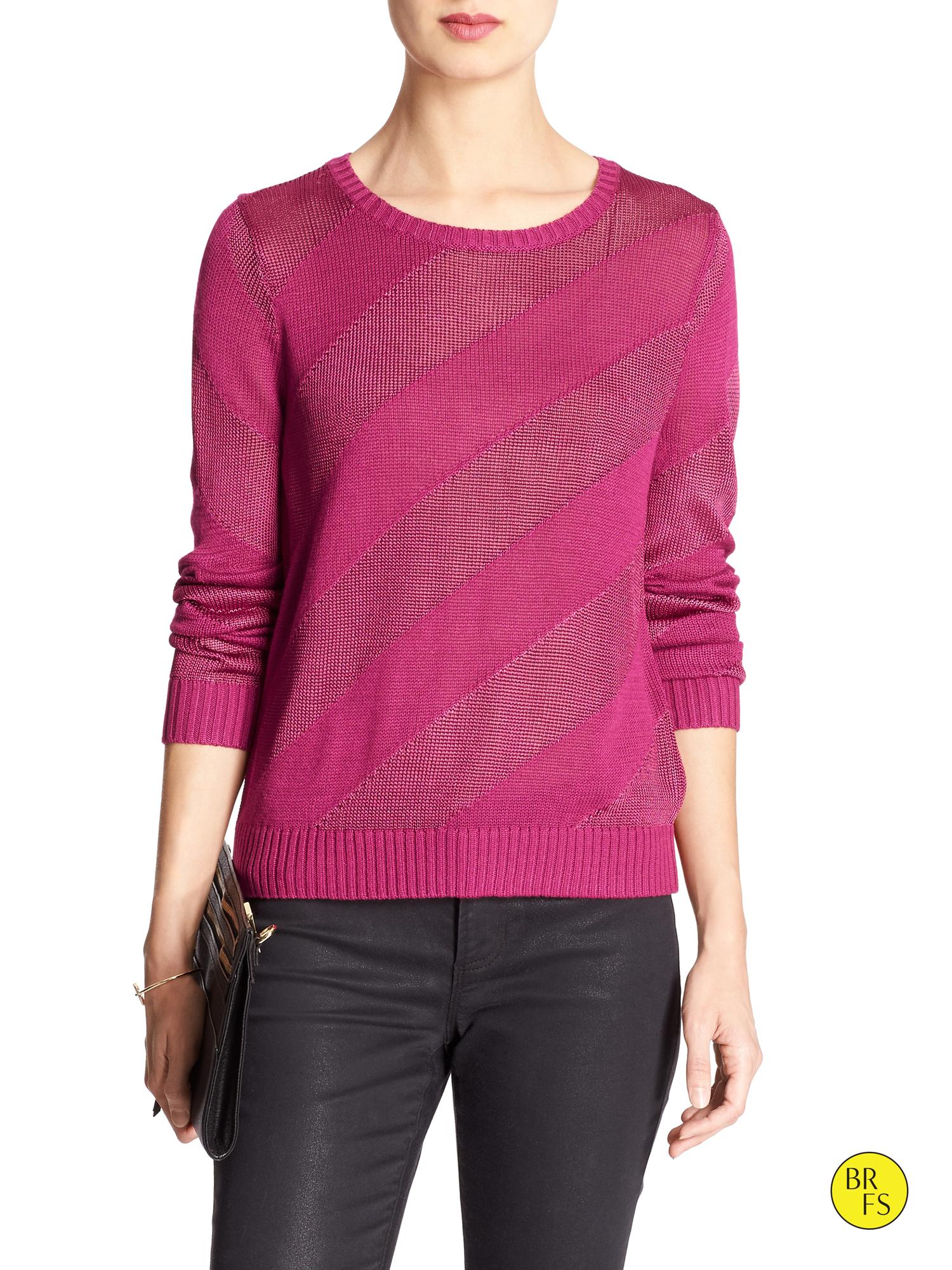 Factory Diagonal-Stripe Sweater