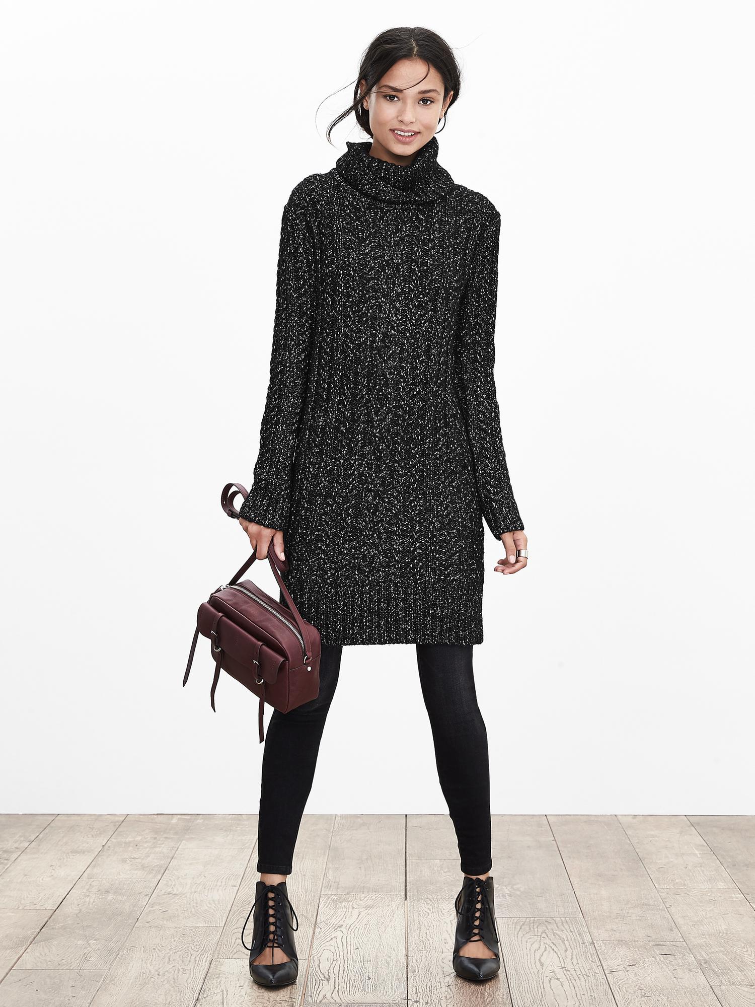 Heritage Cable-Knit Sweater Dress