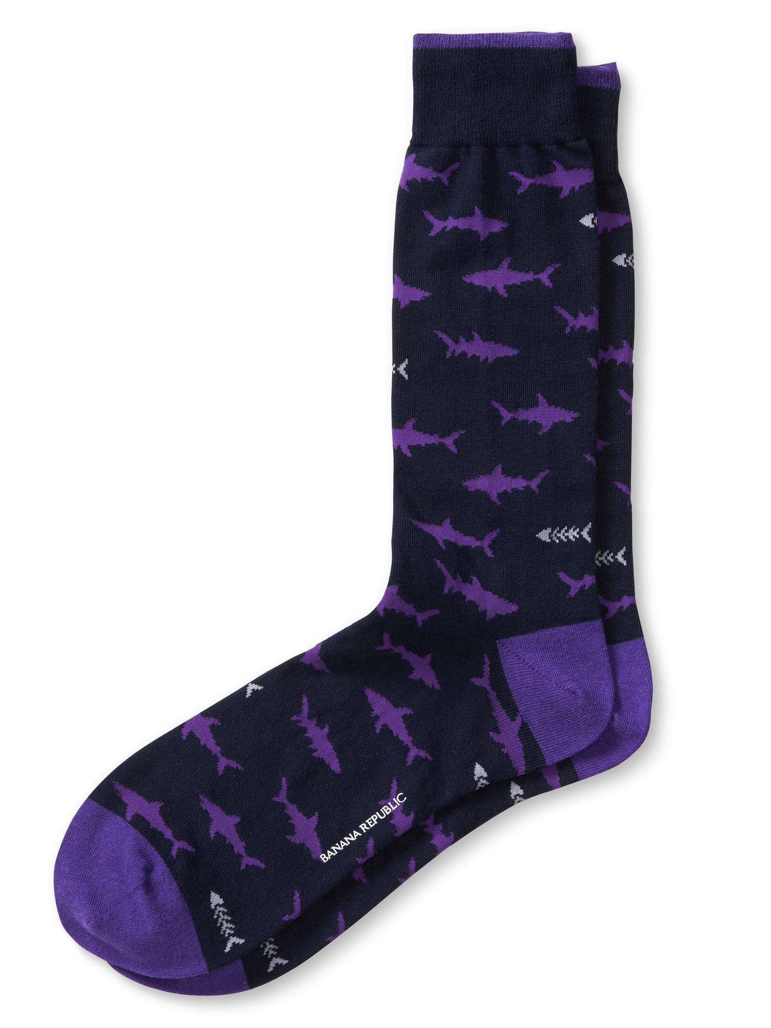 Luxe Shark Sock