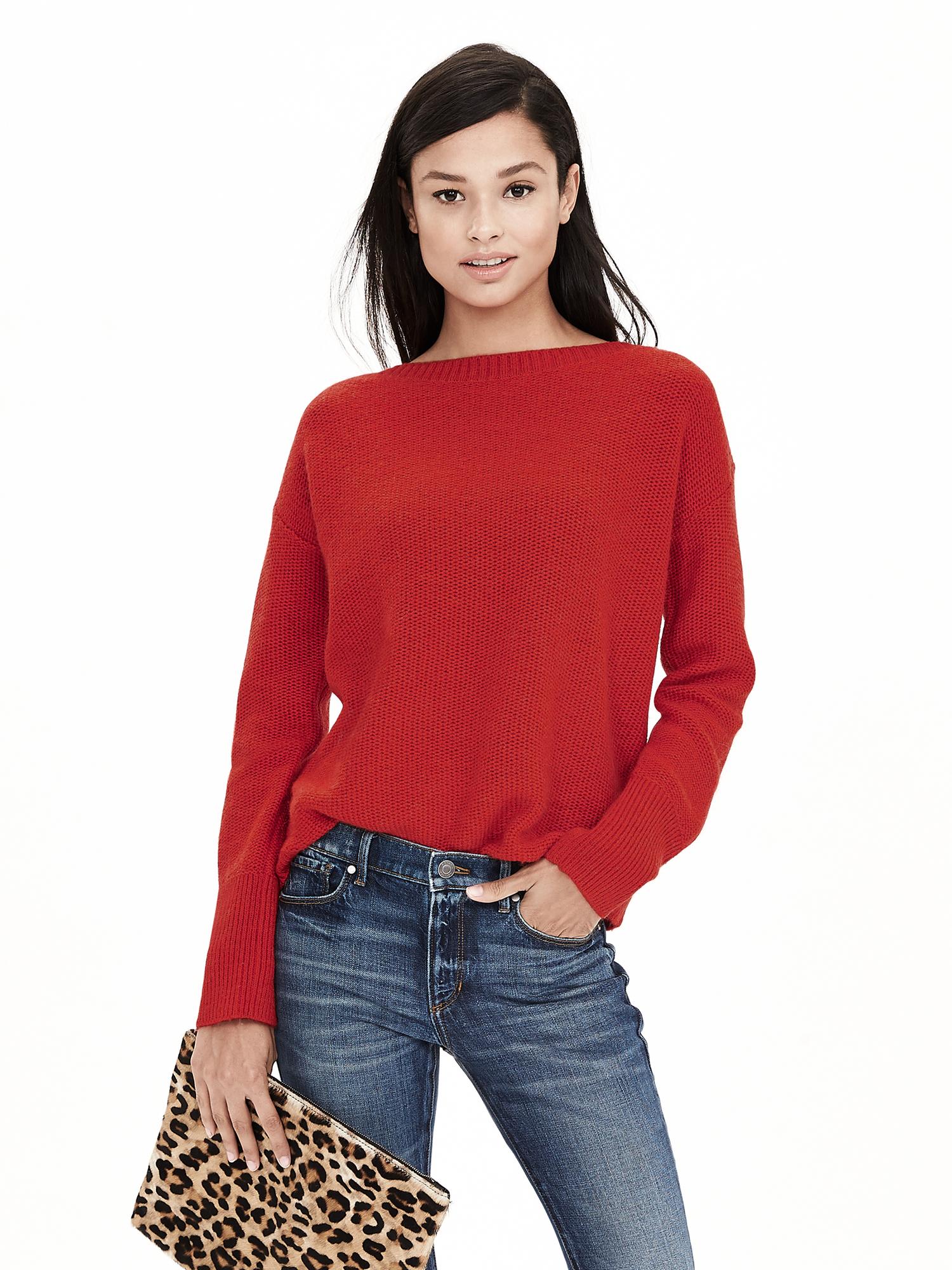 Textured Stitch Sweater Pullover