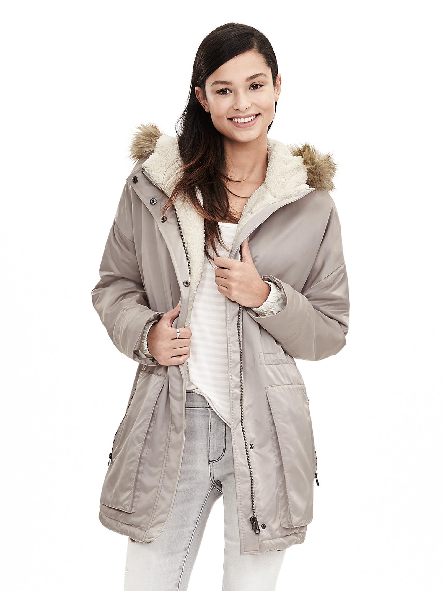Taupe Parka