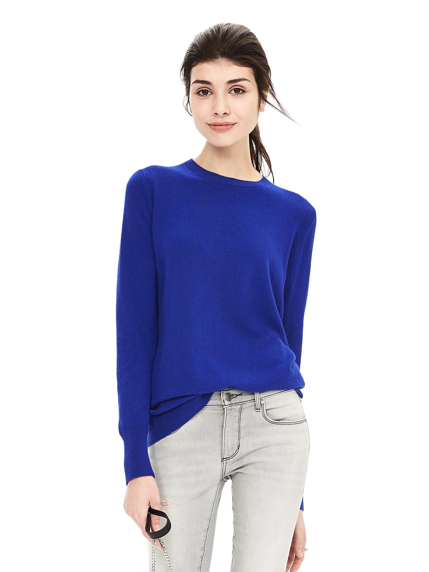 Italian Cashmere-Blend Sweater Pullover