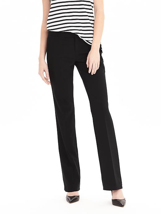 Banana Republic Logan Fit Black Lightweight Wool Trouser - Black Banana Republic Logan Fit Black Lightweight Wool Trouser - Black