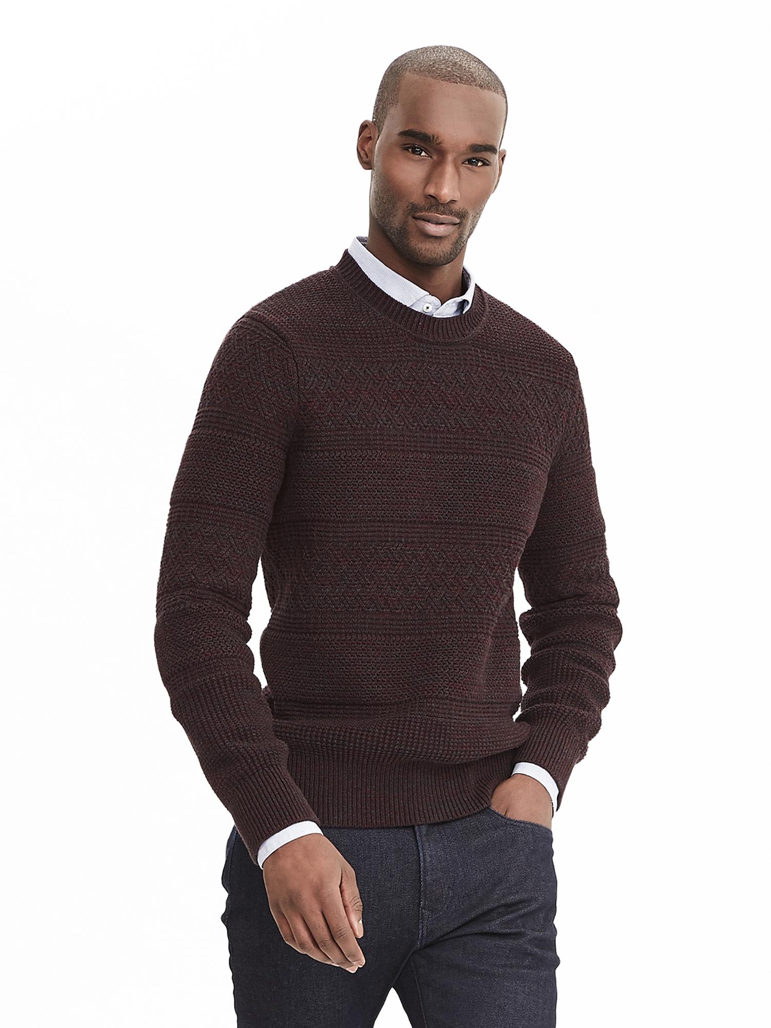 Heritage Multi-Stitch Sweater Pullover