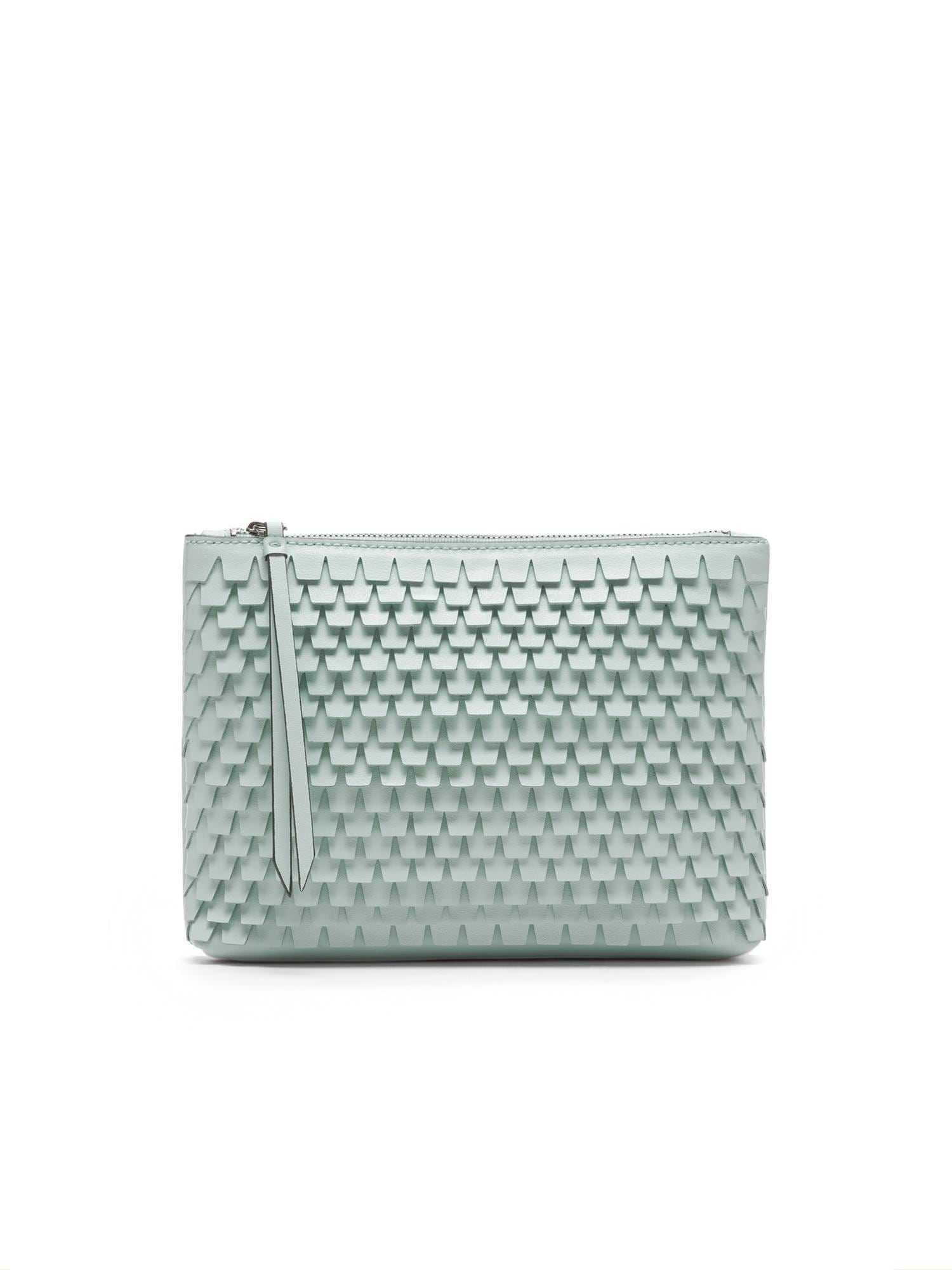 Scalloped Small Zip Pouch