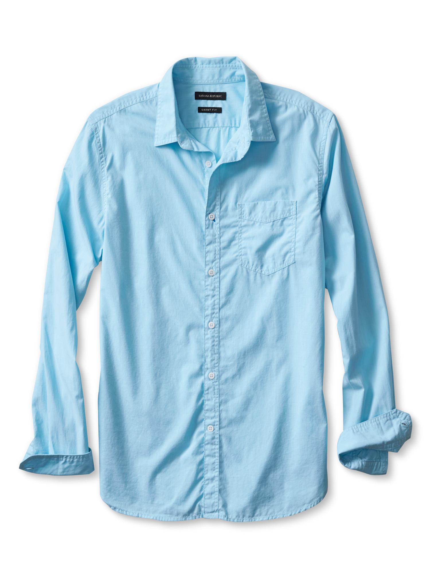 Grant-Fit Textured Shirt
