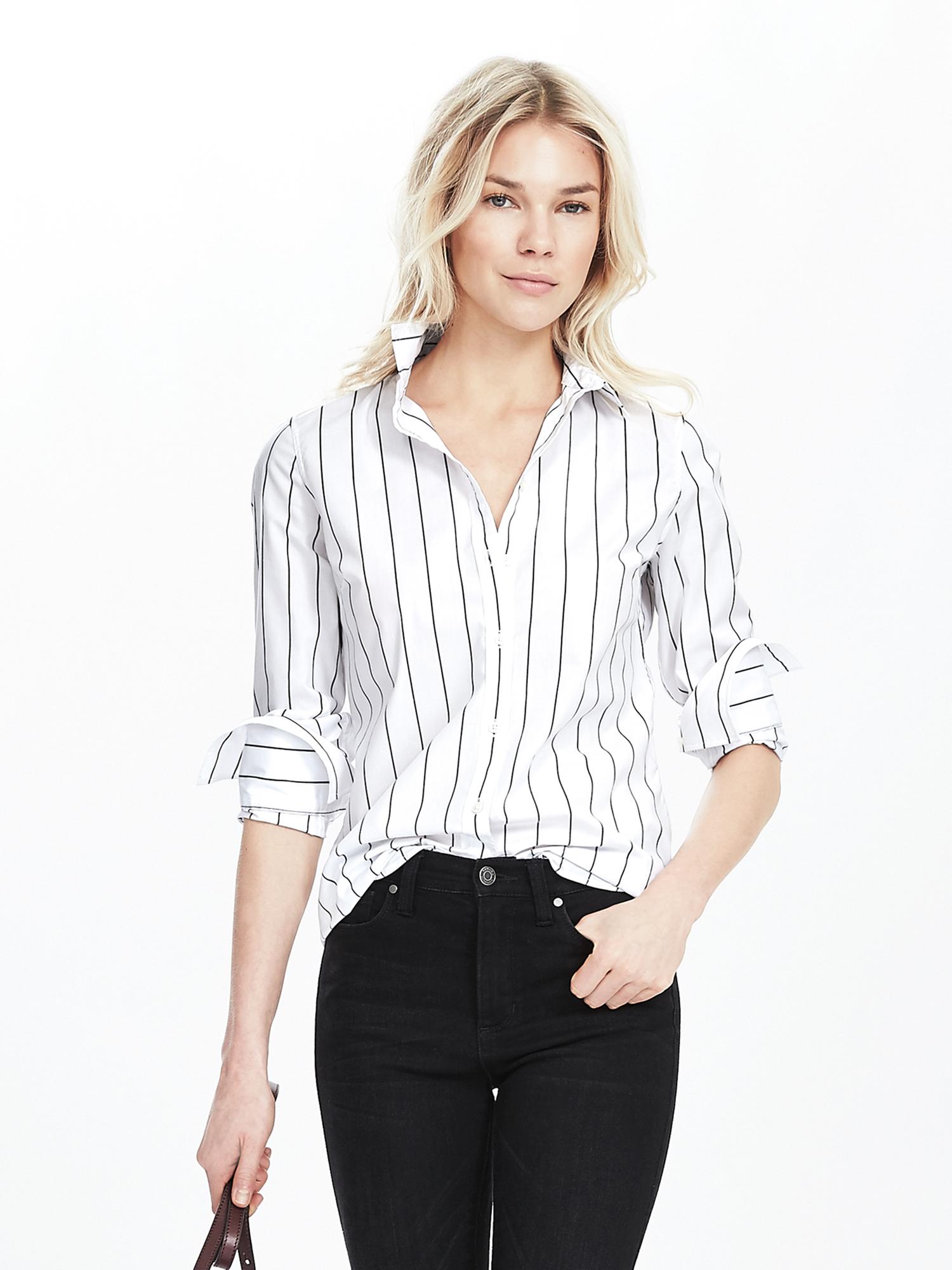Riley-Fit Bold Stripe Shirt