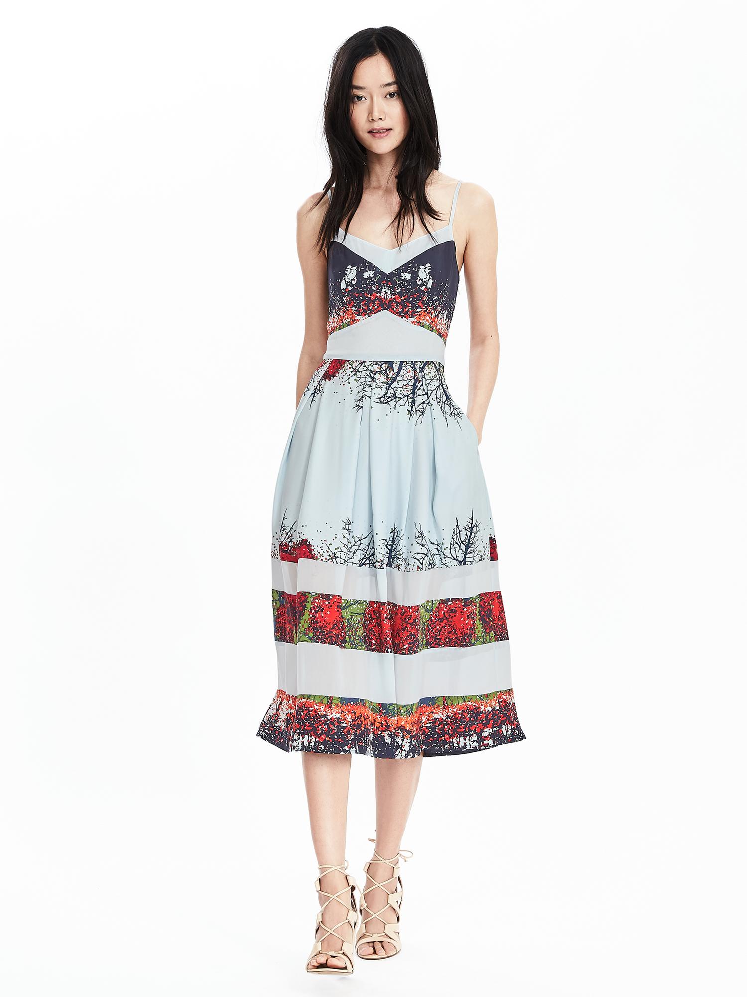 Timo Weiland Collection Tree Print Dress