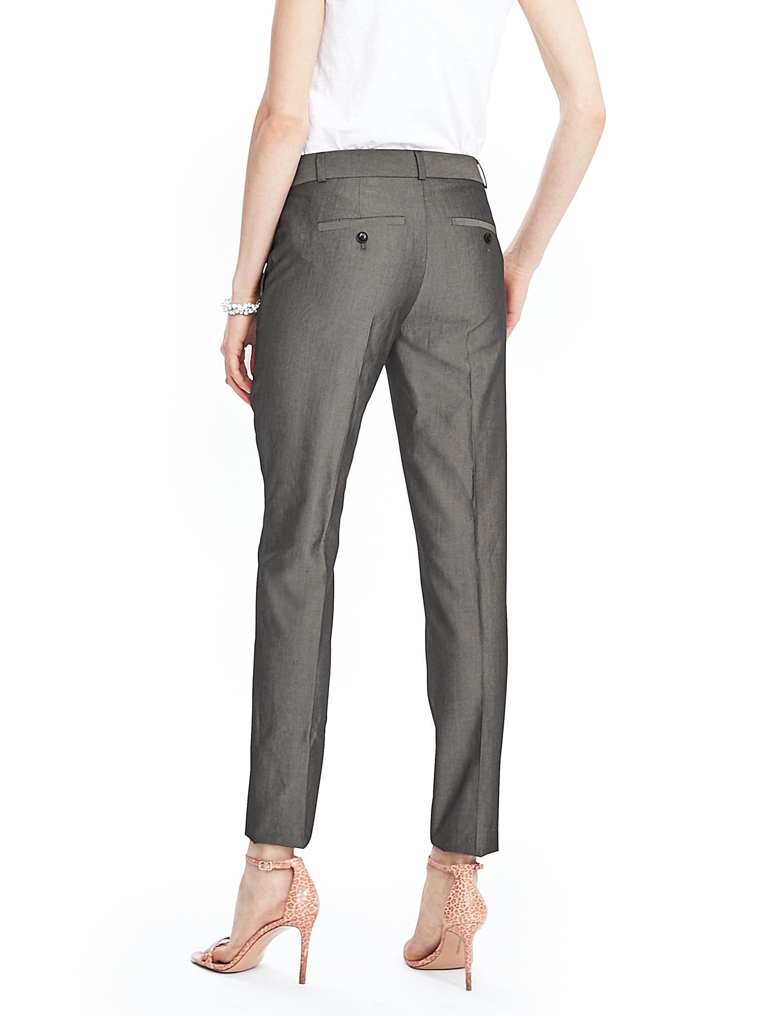Avery-Fit Silk Blend Pant