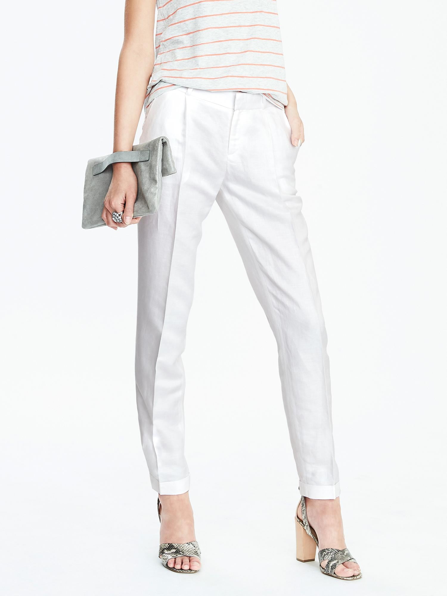 Avery-Fit Pleated Pant