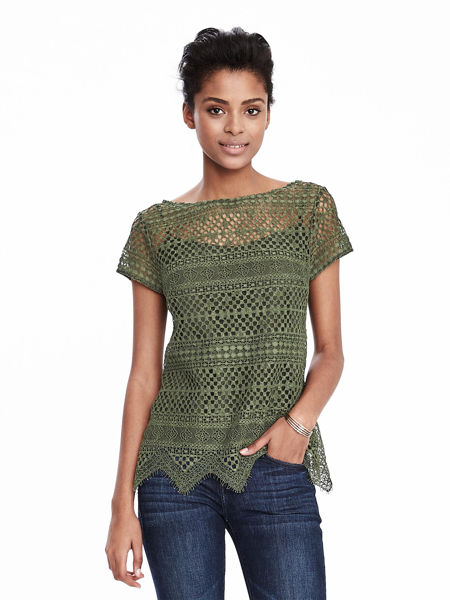 Mixed Lace Top