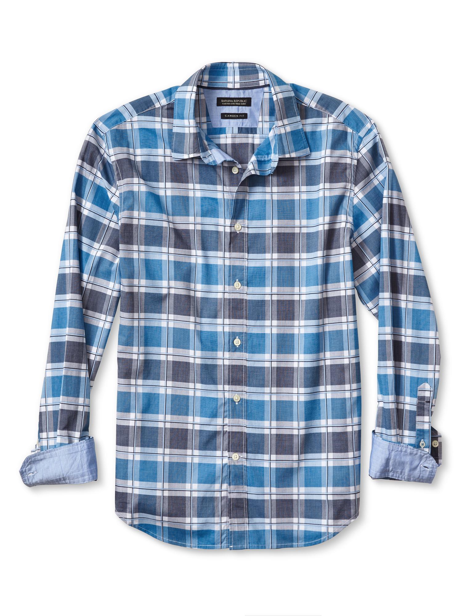 Camden-Fit Custom Wash Check Shirt