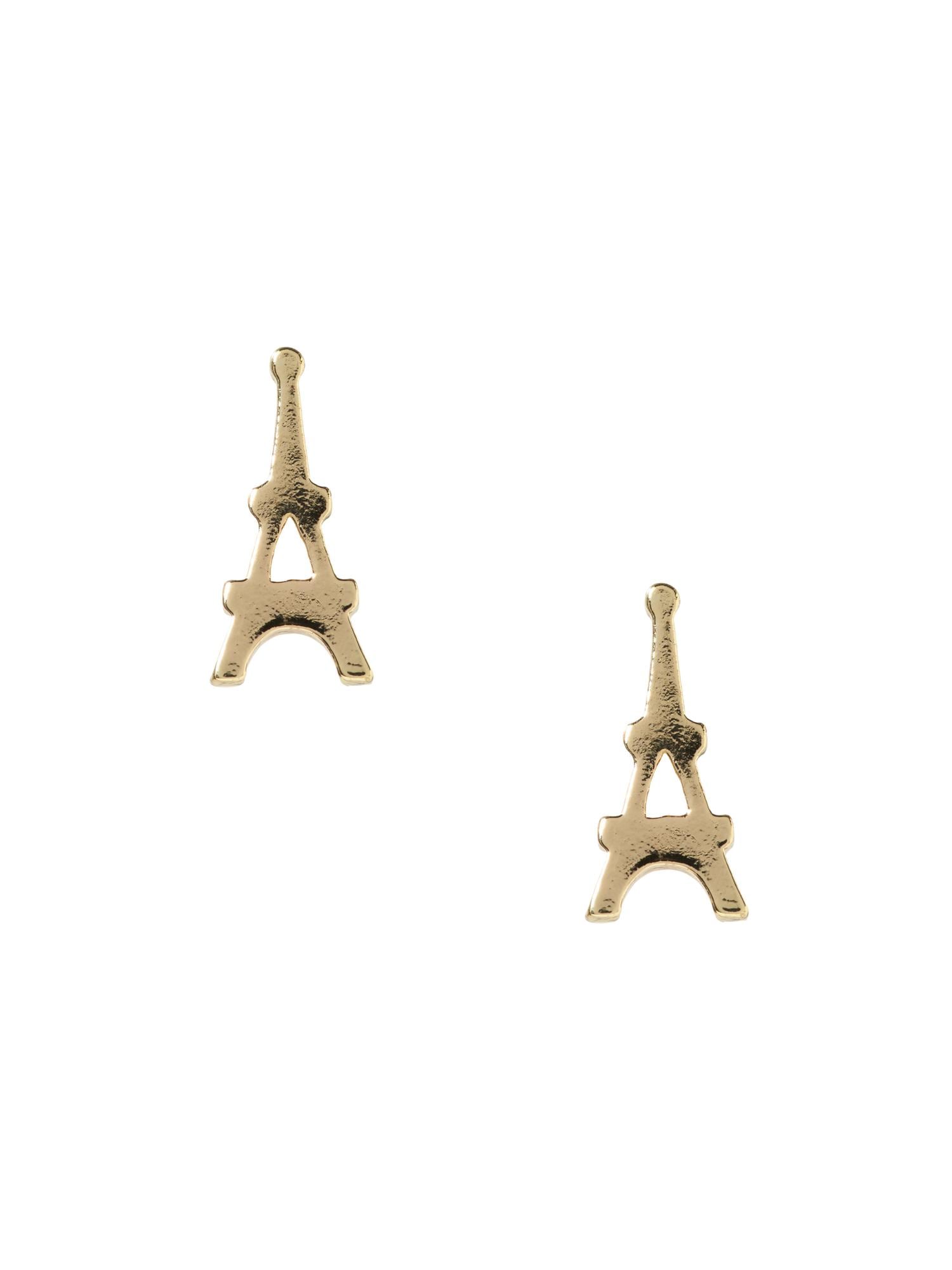 Artisan Eiffel Tower Stud Earring