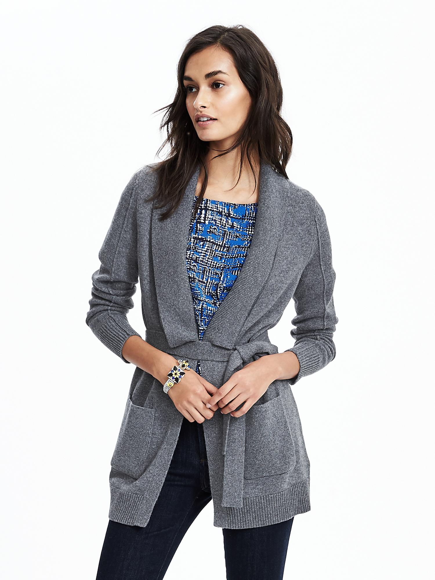Todd & Duncan Belted Cashmere Cardigan