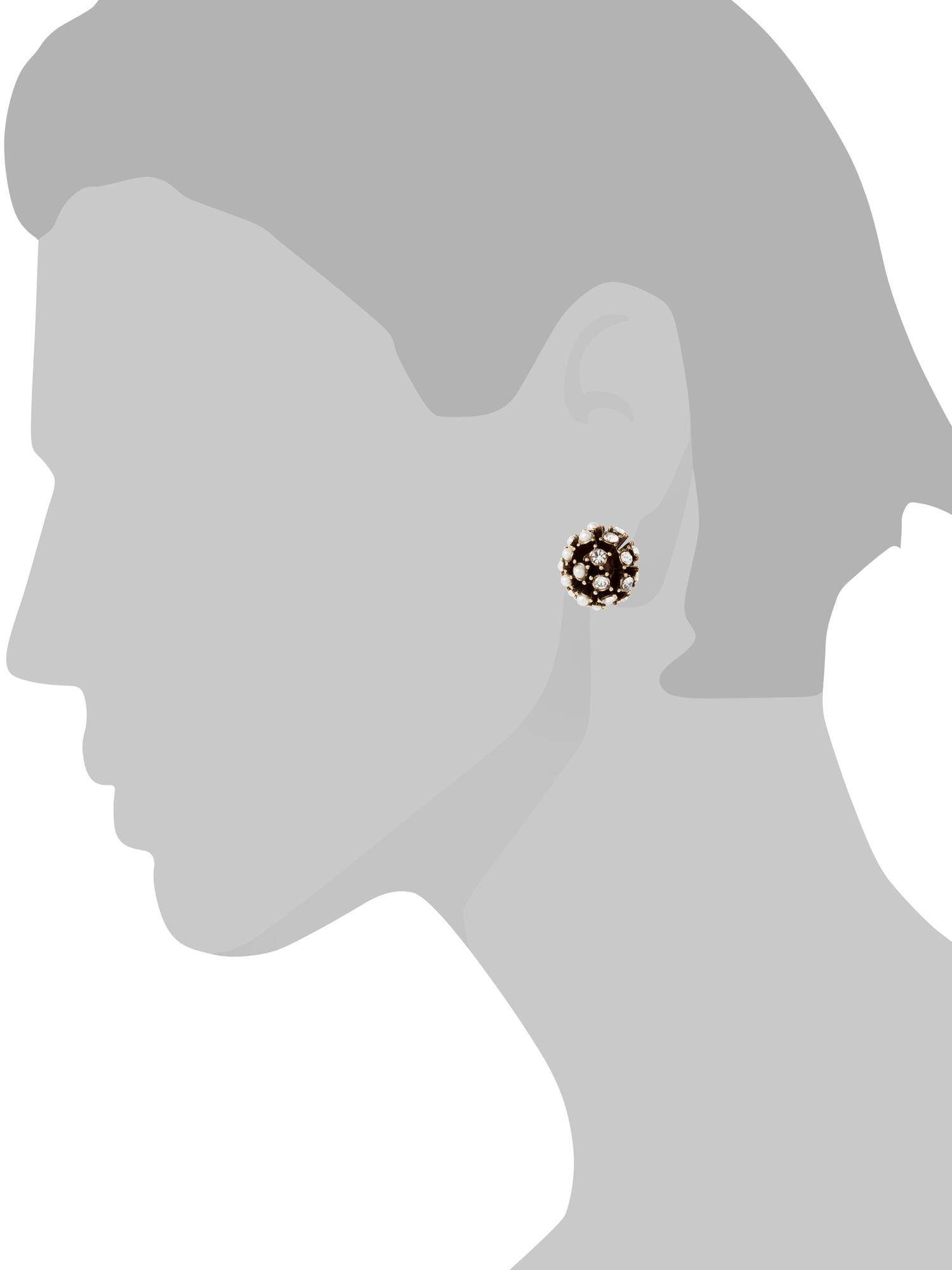 Pearl Ombre Stud Earring