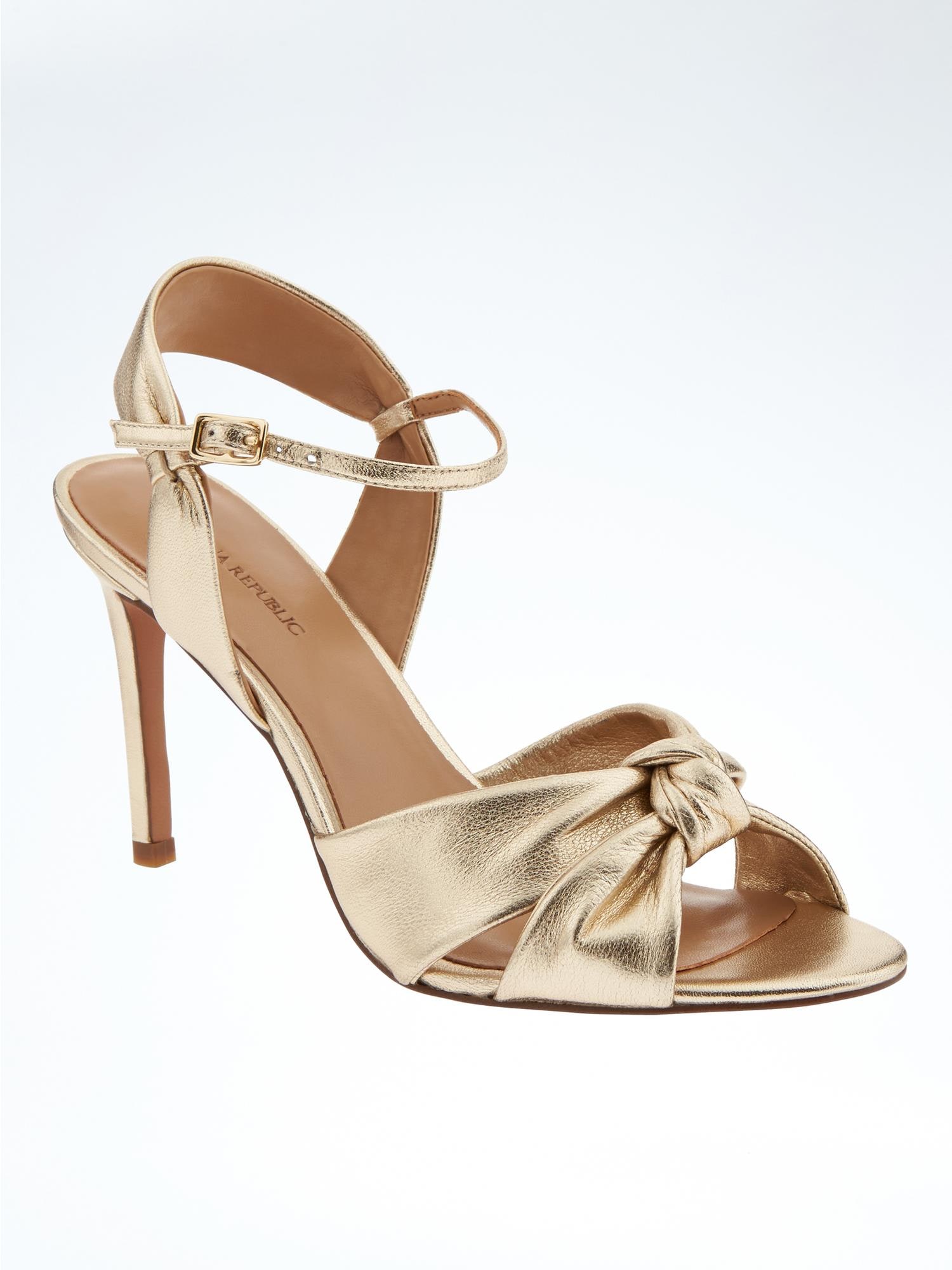 Knotted High Heel Sandal