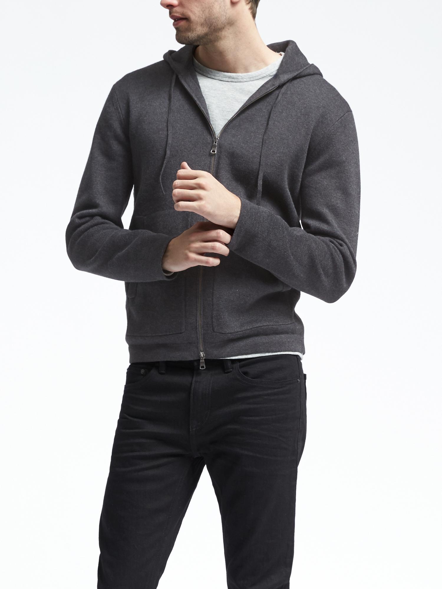 Full-Zip Hoodie with COOLMAX® Technology