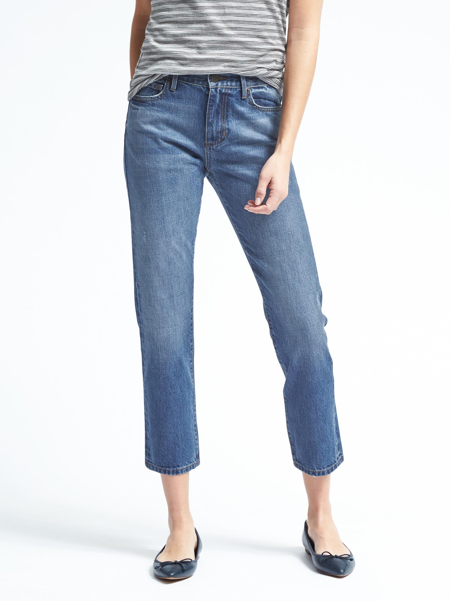 White Oak® High-Rise Medium Wash Vintage Straight Jean