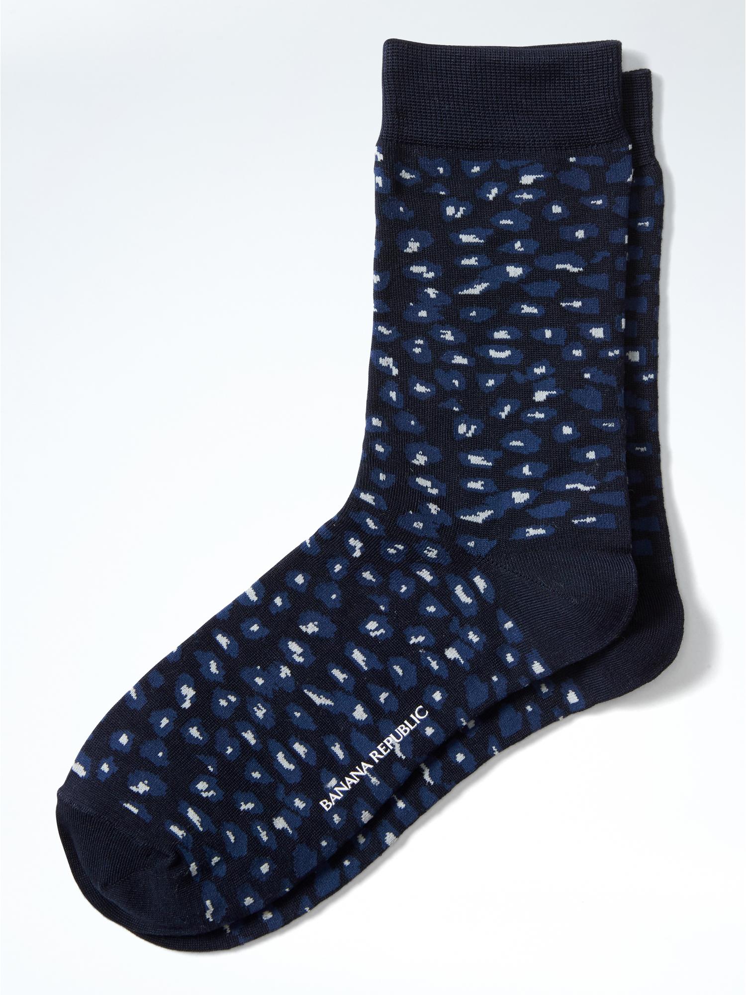 Leopard Trouser Sock