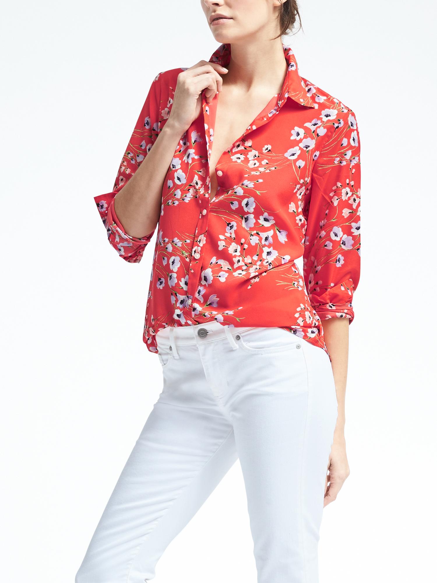 Easy Care Dillon-Fit Floral Shirt