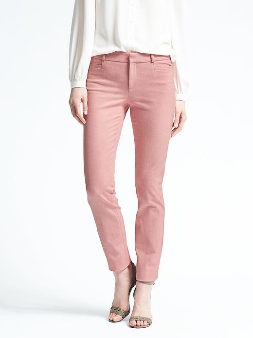 Sloan SkinnyFit Solid Pant Banana Republic