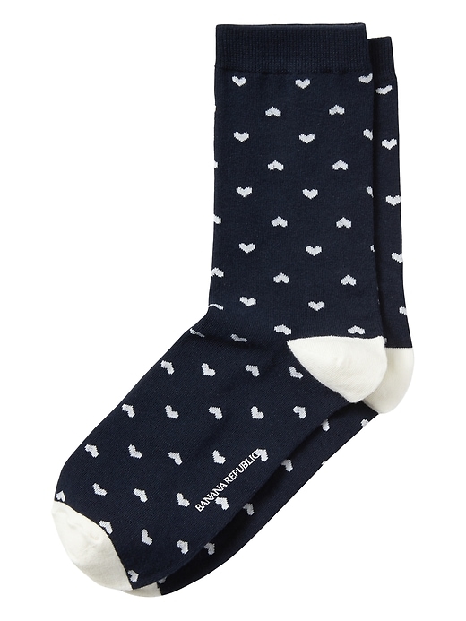 Heart Dot Trouser Sock Banana Republic