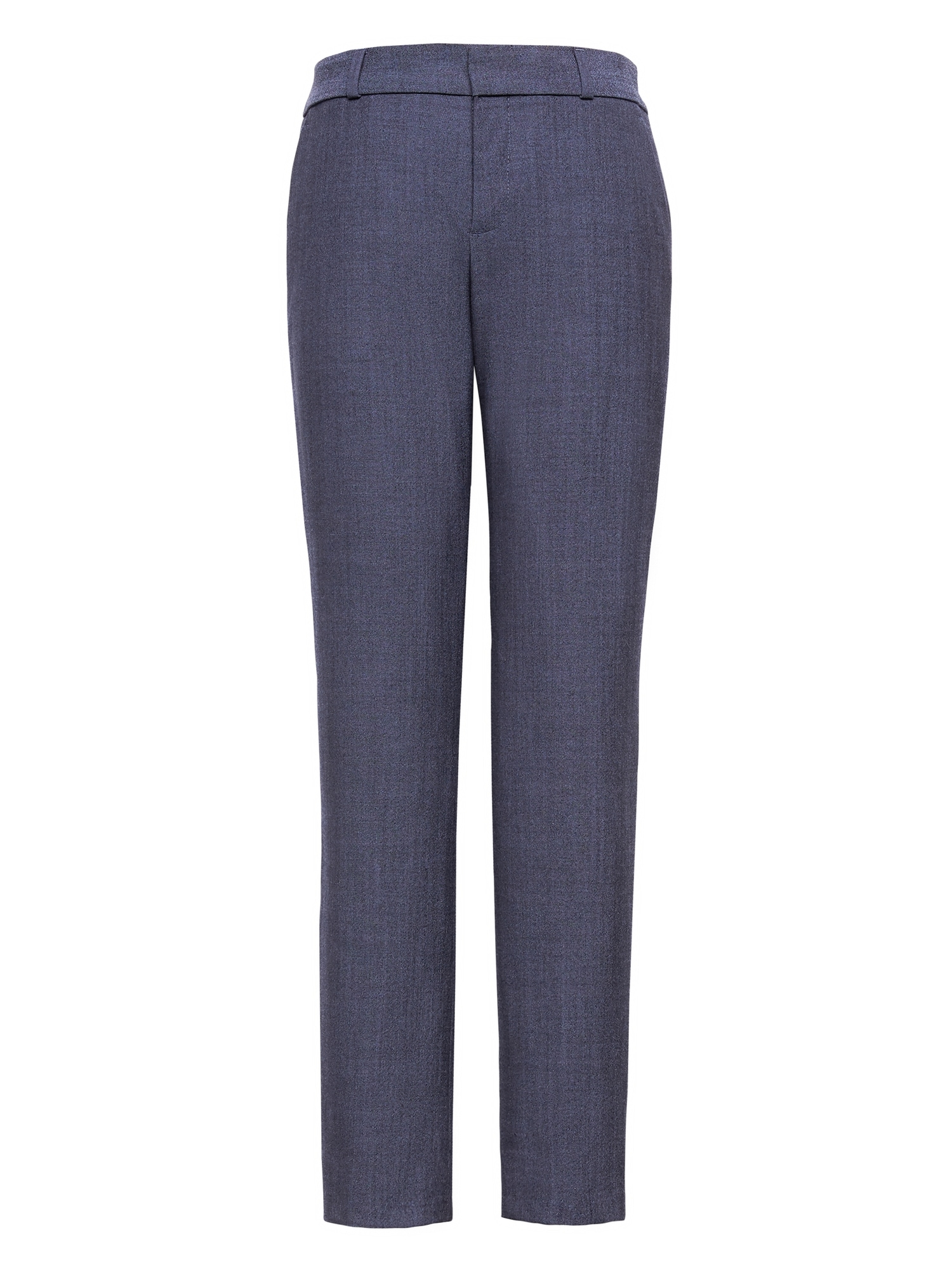 Avery Straight-Fit Lightweight Wool Ankle Pant