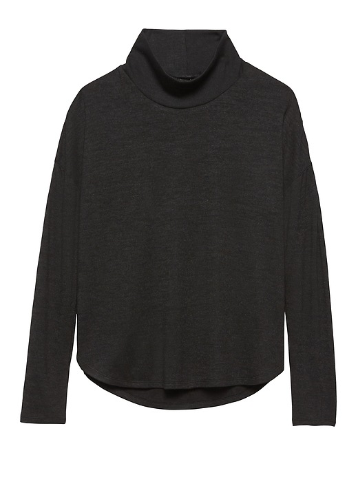 Luxespun Turtleneck T Shirt Banana Republic