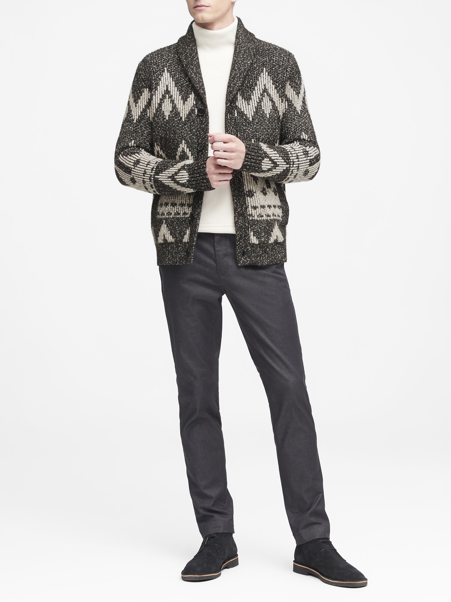 Fair Isle Cardigan Sweater Banana Republic