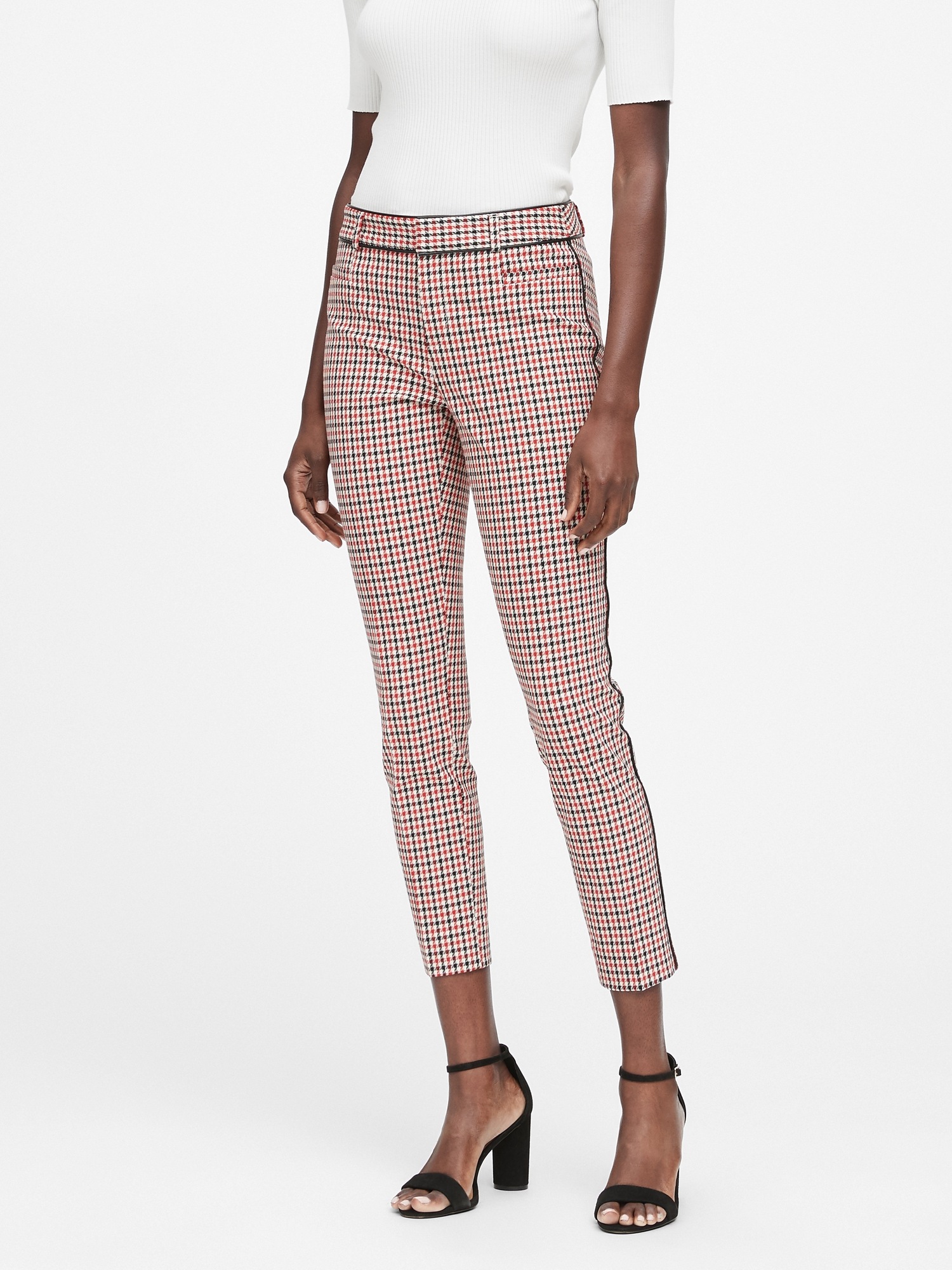Modern Sloan Skinny-Fit Washable Pant with Piping