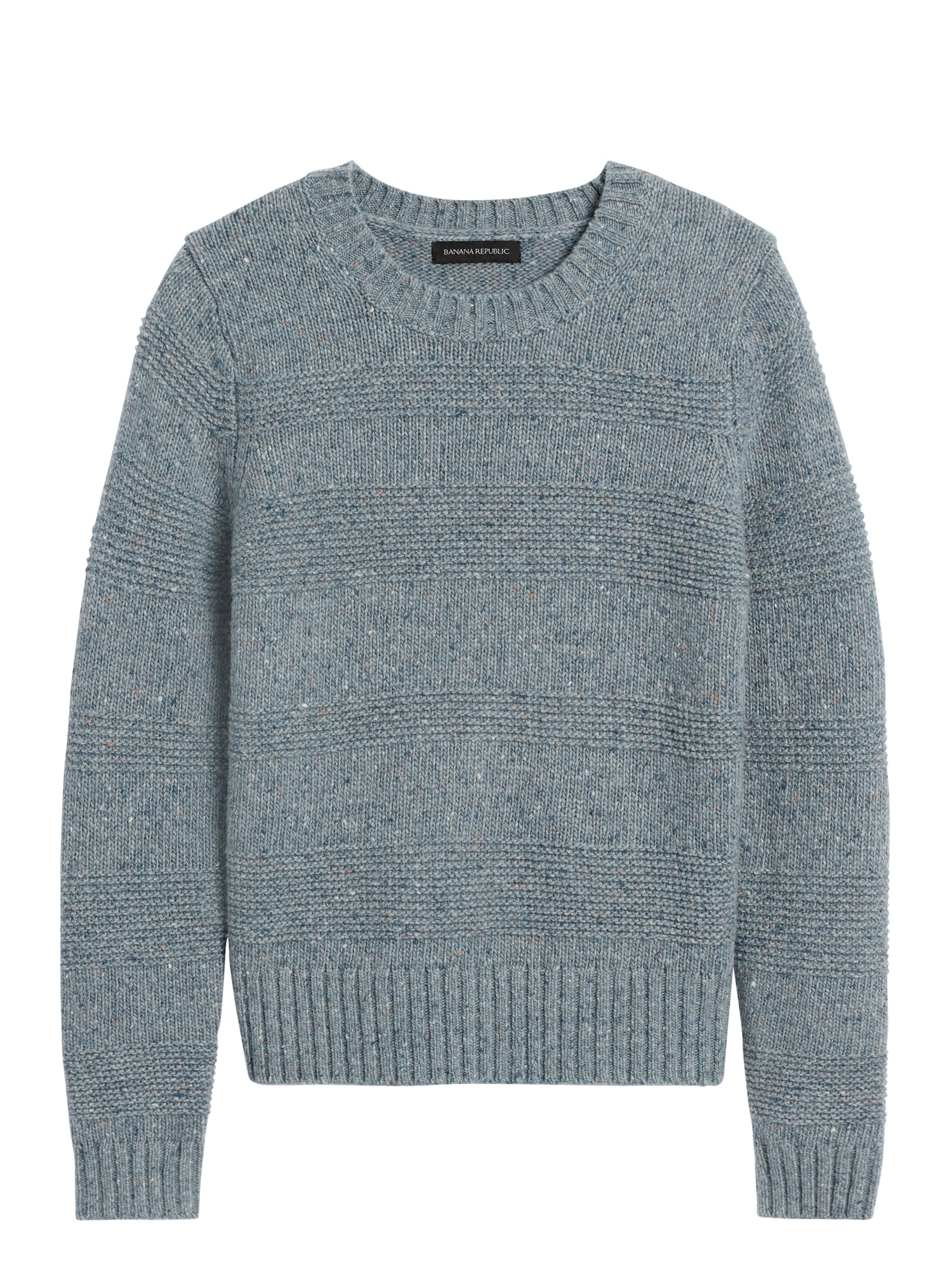 Textured-Stripe Sweater