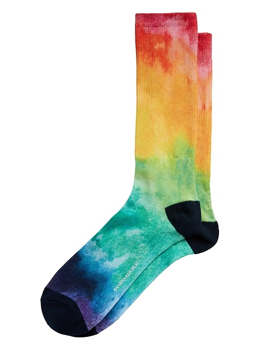 Pride Tie Dye Sock Banana Republic