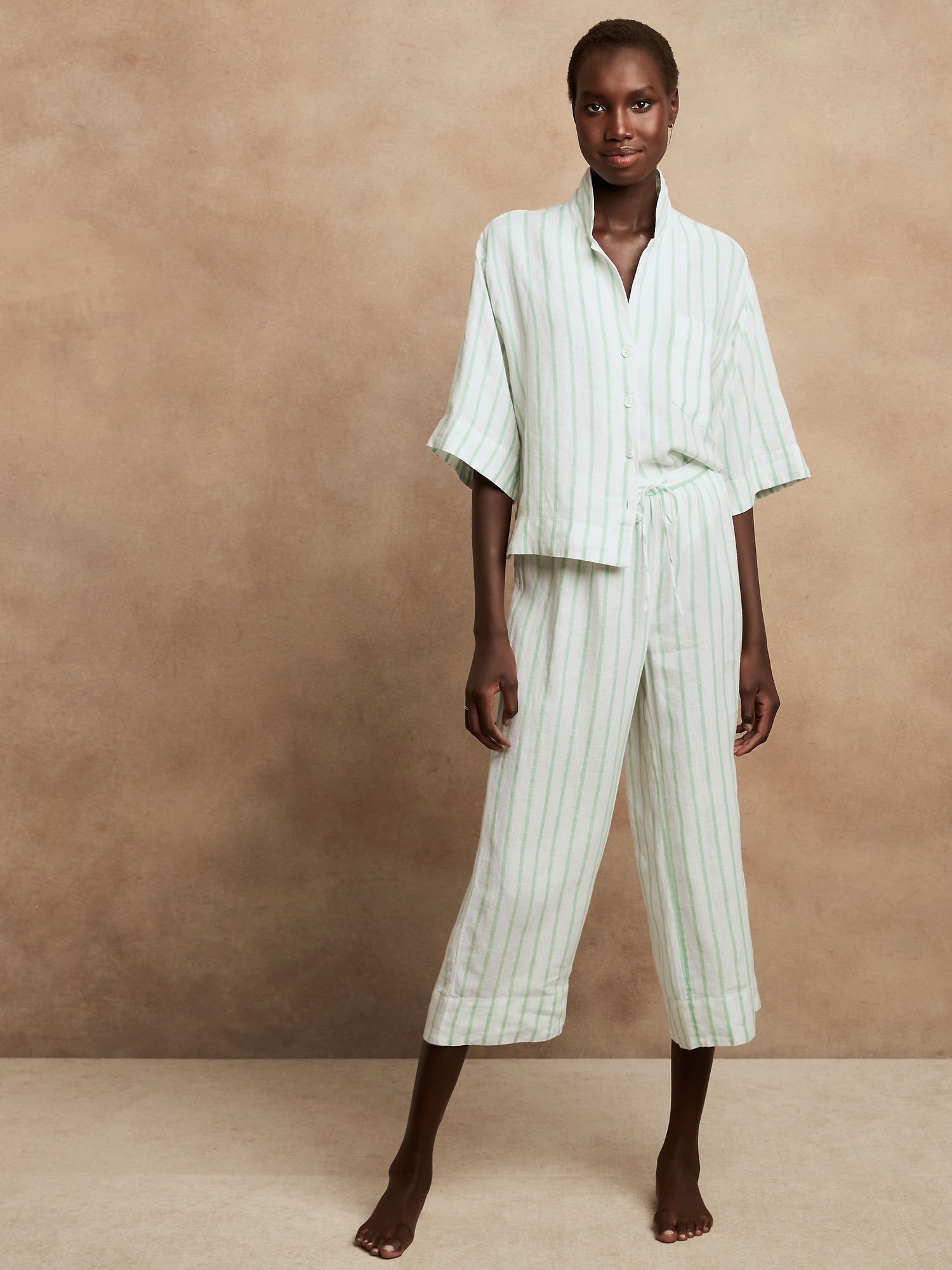 Restore Linen Pajama Pant Set