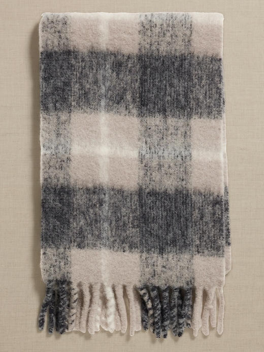 Ambra Plaid Scarf Banana Republic