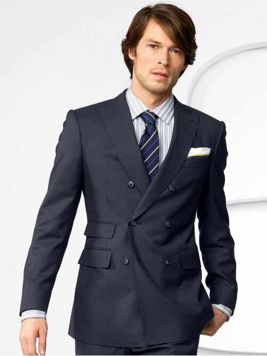 Hugo Boss Single-breasted Suit With Monogram