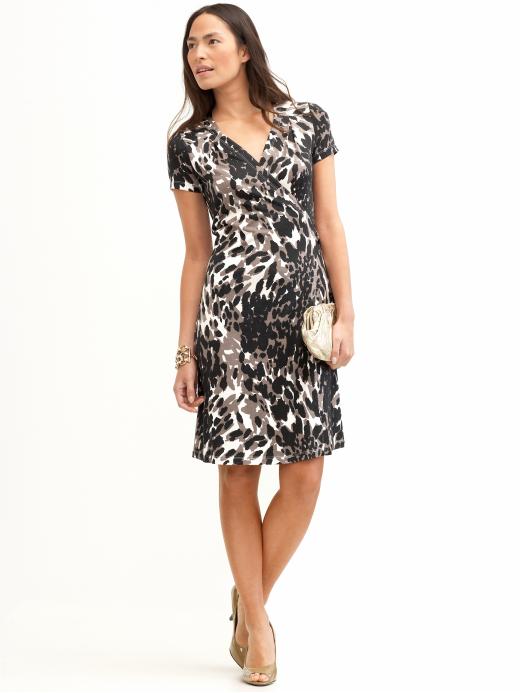 Banana Republic Serengeti wrap dress