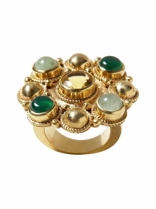 Banana Republic River stones ring