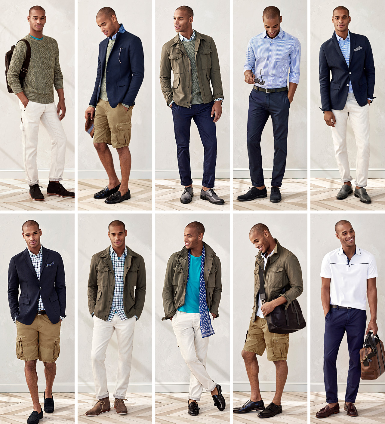 Men's Apparel: 10 pieces, 10 outfits | Banana Republic