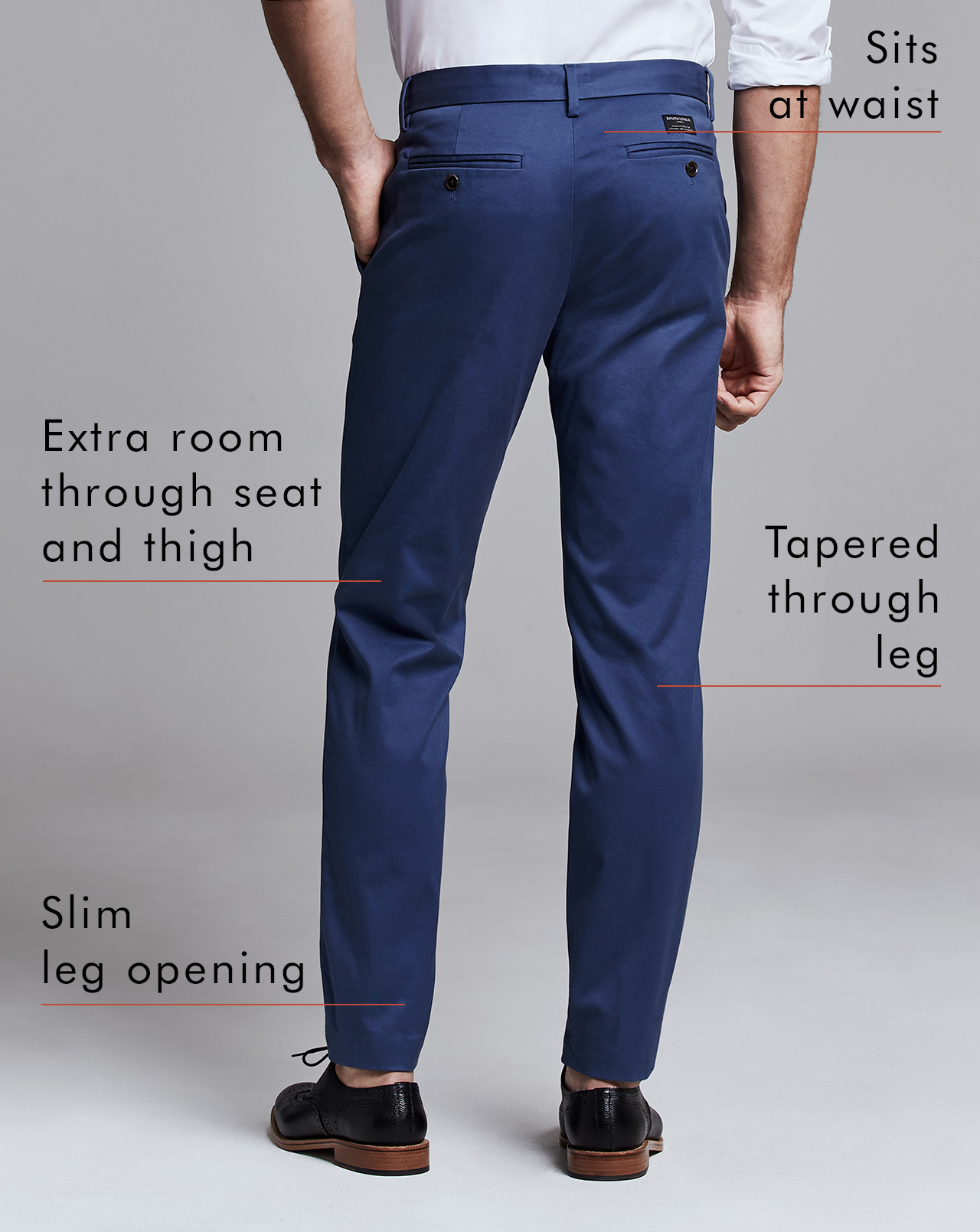 Fit Guide Men's Chinos - Mason