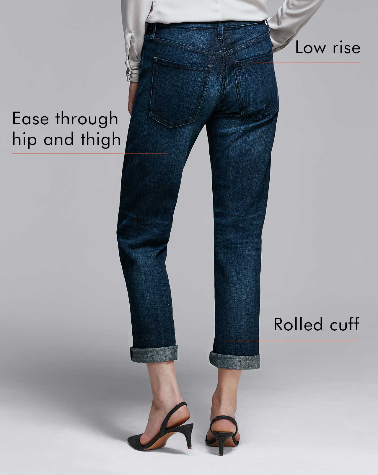 boyfriend fit denim side