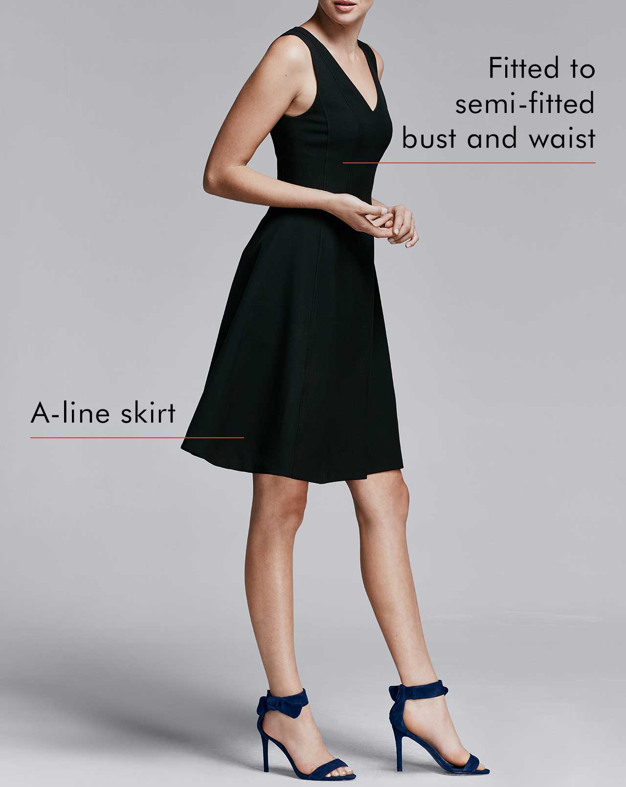 Fit Guide Women's Dresses - Fit & Flare