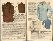 Banana Republic Holiday 1985, Leather Bush Vest, Denim Shirt, BR Logo Shirt