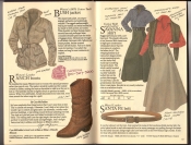 Banana Republic  Catalog #33 Fall 1987  Women's Bush Jacket, Ranch Boots, Savanna Skirt, Santa Fe Belt
