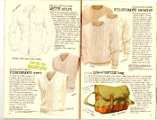 Banana Republic #27 Spring 1986 White Shirt, Fisherman's Vest, Fisherman's Sweater, Low-Profile Bag