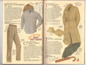 Banana Republic Catalog #34 Holiday 1987 South of Market Shirt, Covert Twill Trousers, Traveler's Raincoat, Travel Umbrella