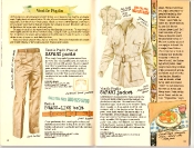 Banana Republic #27 Spring 1986 Safari Pants, Safari Jacket, Brass Link Belt