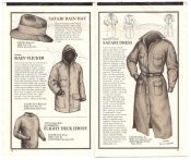 Banana Republic Catalog No.10 Holiday 1982 Safari Rain Hat, Flight Deck  Jersey, Seattle Rain Slicker, Safari Dress