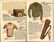 Banana Republic Holiday 1985, Red Cross Medic's Bag, British Army Undershirt, French Commando Sweater, Swiss Army Tube, Surplus
