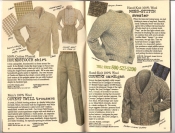 Banana Republic Catalog #30 Holiday 1986 Houndstooth Shirt, Covert Twill Trousers, Moss-Stitch Sweater, Country Cardigan